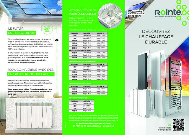 DÉCOUVREZ LE CHAUFFAGE DURABLE