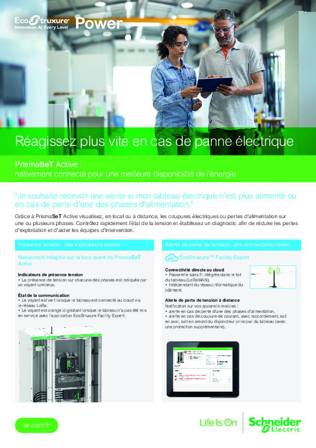 Réagissez plus vite en cas de panne électrique