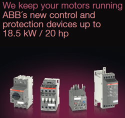 Keep motors running - ABB’s new control and protection devices
