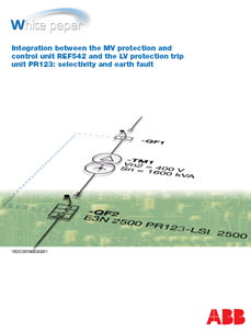 ABB announces new White Paper: “Integration between the MV protection and control unit and the LV protection trip unit: selectivity and earth fault”