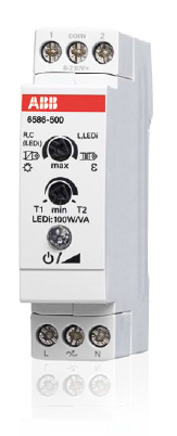 Innovative LED dimmer control for cabinet installations