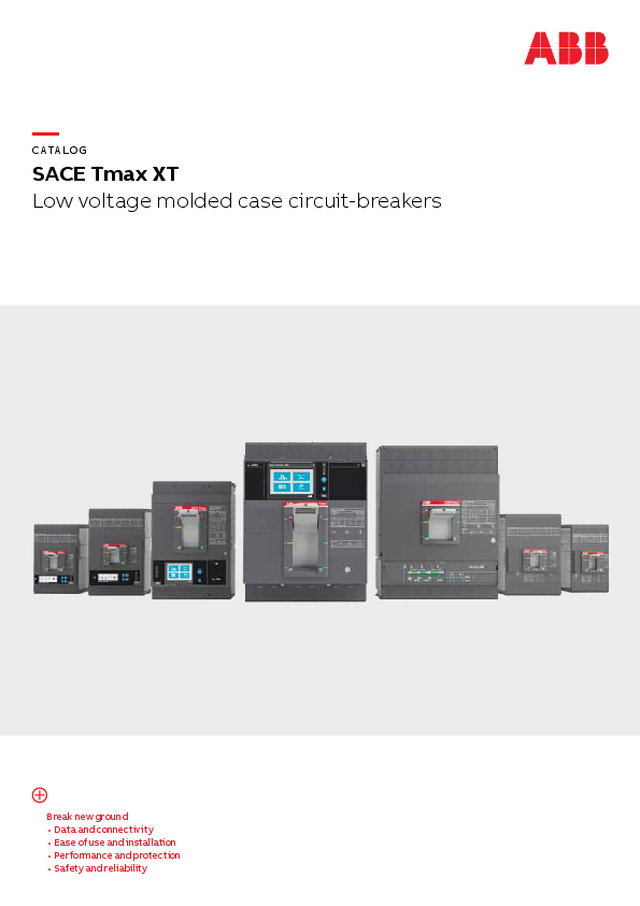 SACE Tmax XT Low voltage molded case circuit-breakers