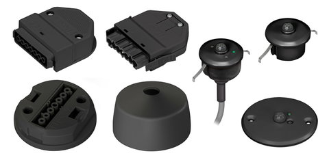 Black Flex7 PIR Sensor Head