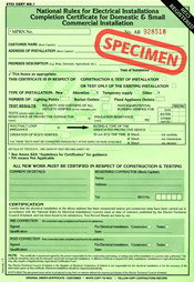 RECI comments on ticking "Test Only" on Completion Certificates