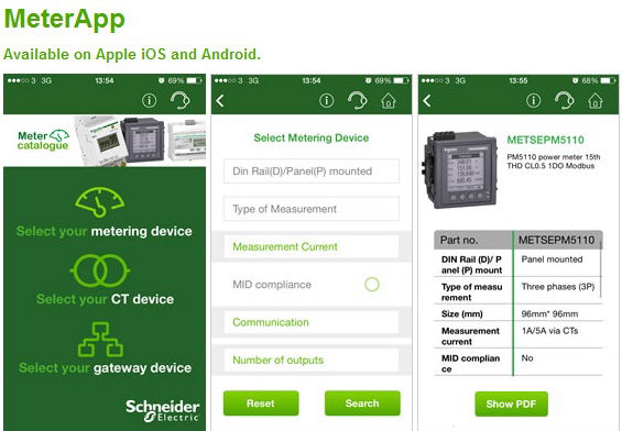 Schneider Electric launches the new free MeterApp