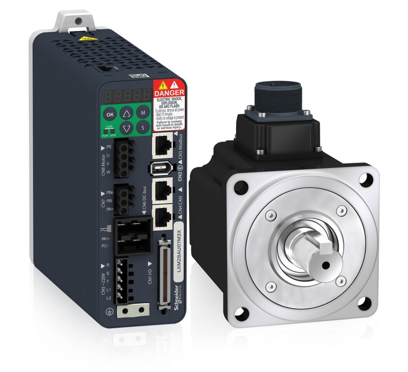Schneider Electric introduces the optimised Lexium 28 + Lexium BCH2 servo bundle for compact machines