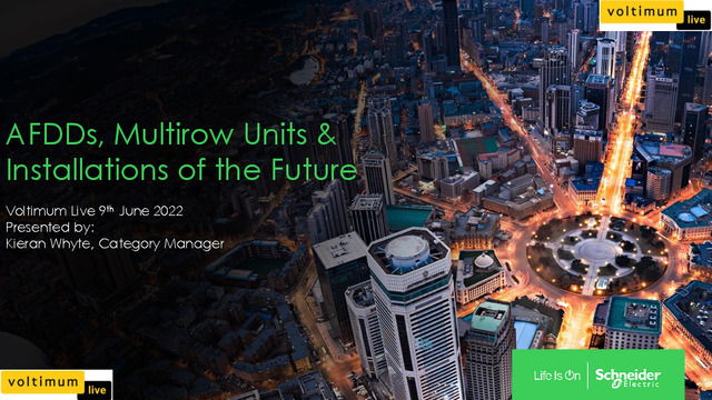AFDD’s, Multirow units, and installations of the future