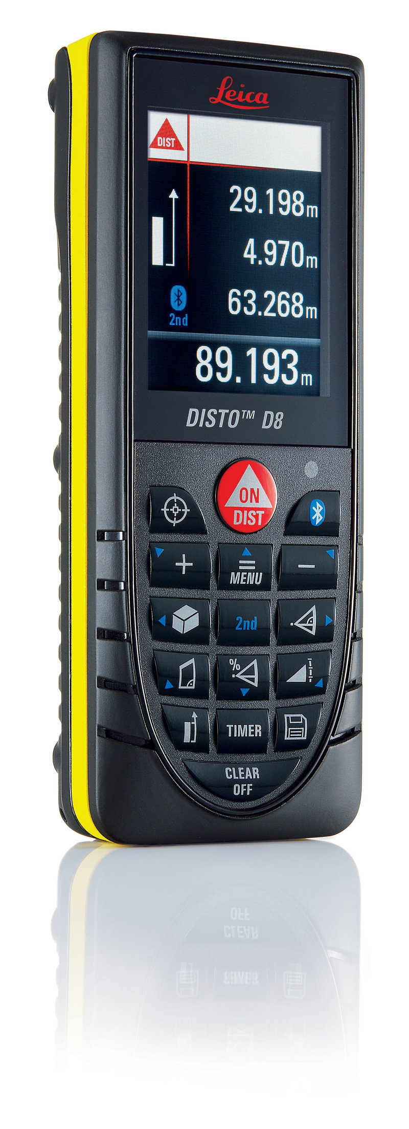 Introducing the new Leica DISTO D8 - it measures heights with your feet firmly on the ground!