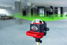 Introducing the all new green beam Roteo35G Self levelling rotating laser level