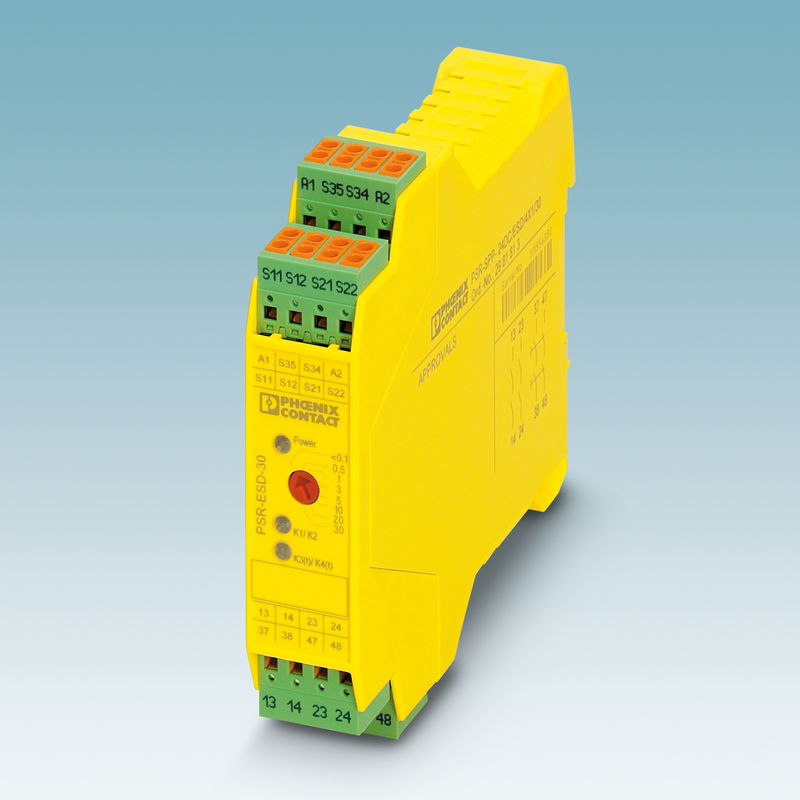 Multifunctional Safety Relays with Time Functionality