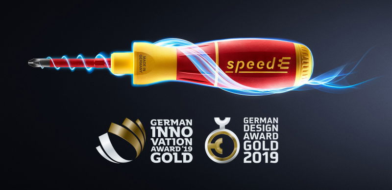 Double gold for Wiha – speedE® also carries off German Innovation Award 2019 in Gold