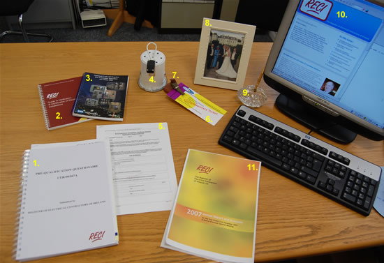 David McGloughlin's Desk