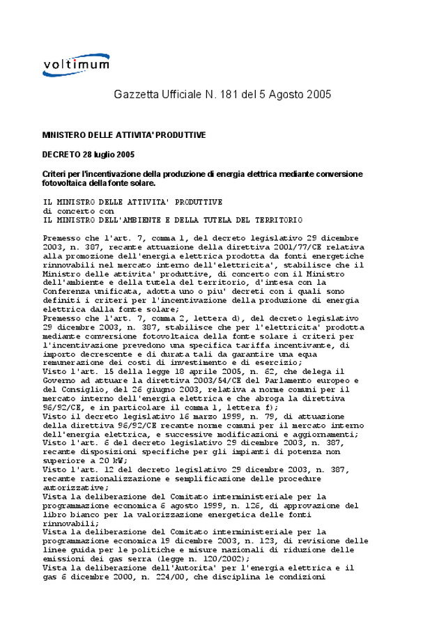 DM 28/07/05