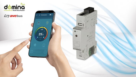 Attuatore analogico fan coil AVEbus:  la soluzione compatta per l’Intelligent Building 