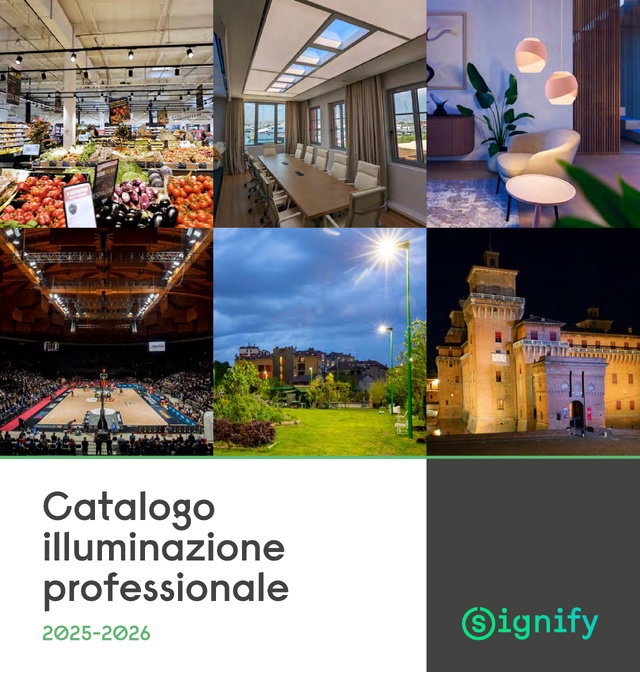 Catalogo illuminazione professionale