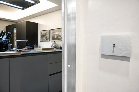 Gli interruttori a levetta AVE in un ricercato progetto d’interior design a Roma
