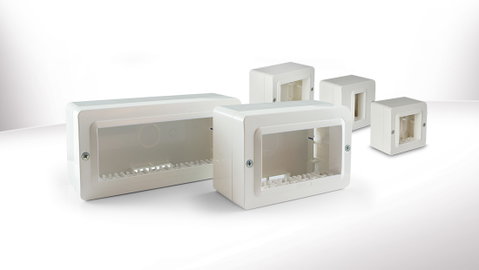 Contenitori autoportanti IP40 per mini-canali AVE