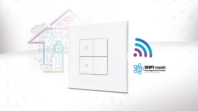 La Serie Civile Connessa AVE introduce un nuovo Comando Multifunzione e Dimmer Wi-Fi