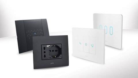 AVE Whitek 44 e Tekla 44: la tua scelta di stile  per un impianto elettrico di design bianco o nero