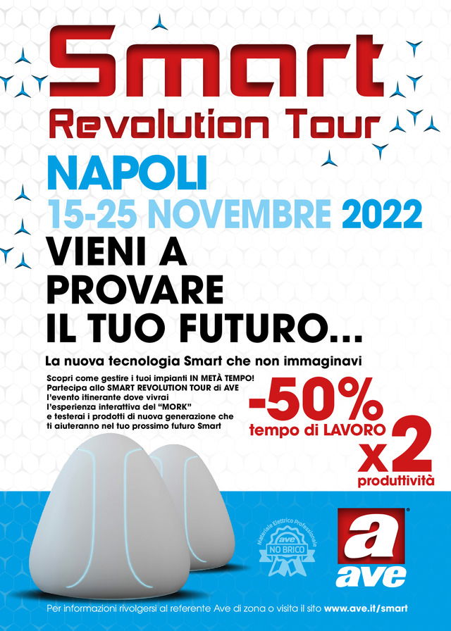 Atteso a Napoli lo Smart Revolution Tour AVE
