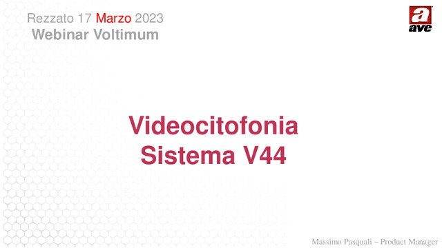 Nuove gamme videocitofoniche