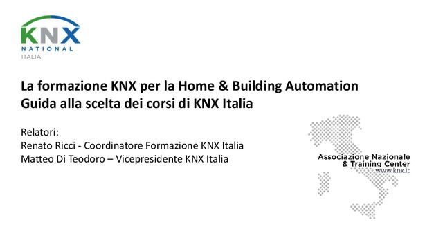 Webinar KNX- Corsi KNX_Guida alla scelta