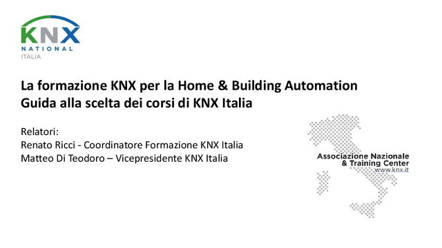 Webinar KNX- Corsi KNX_Guida alla scelta