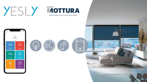 Finder YESLY e Mottura Tende per una casa ancora più smart
