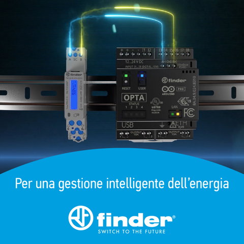 Utilizzo di Opta con i contatori di energia Finder Serie 7M