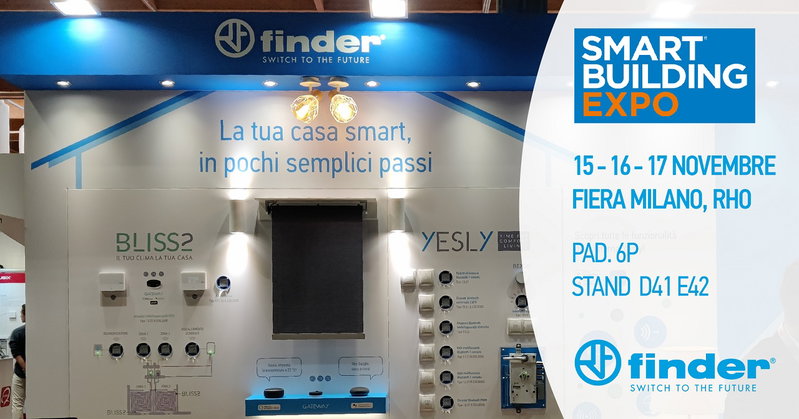 Finder alla nuova edizione di Smart Building Expo