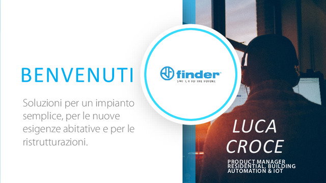 Presentazione del webinar "Impianti elettrici semplici per la ristrutturazione e per le nuove abitazioni "