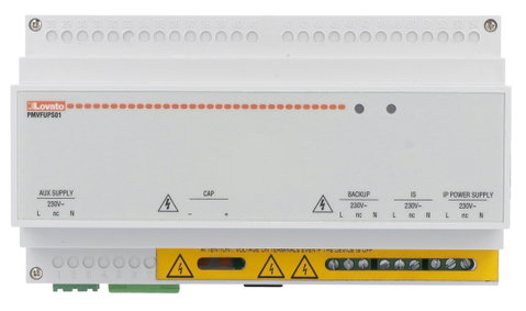 LOVATO Electric presenta il nuovo alimentatore di backup PMVFUPS01 per sistemi di protezione d’interfaccia.