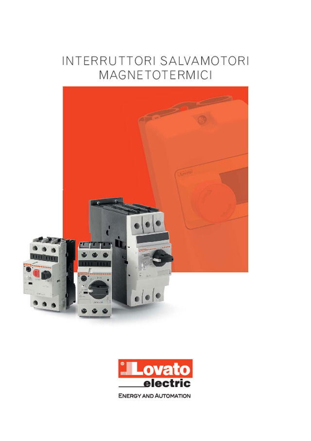 Interrutori salvamotori e magnetotermici