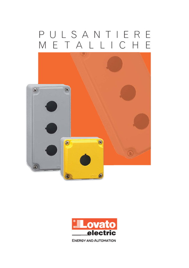 Pulsantiere metalliche