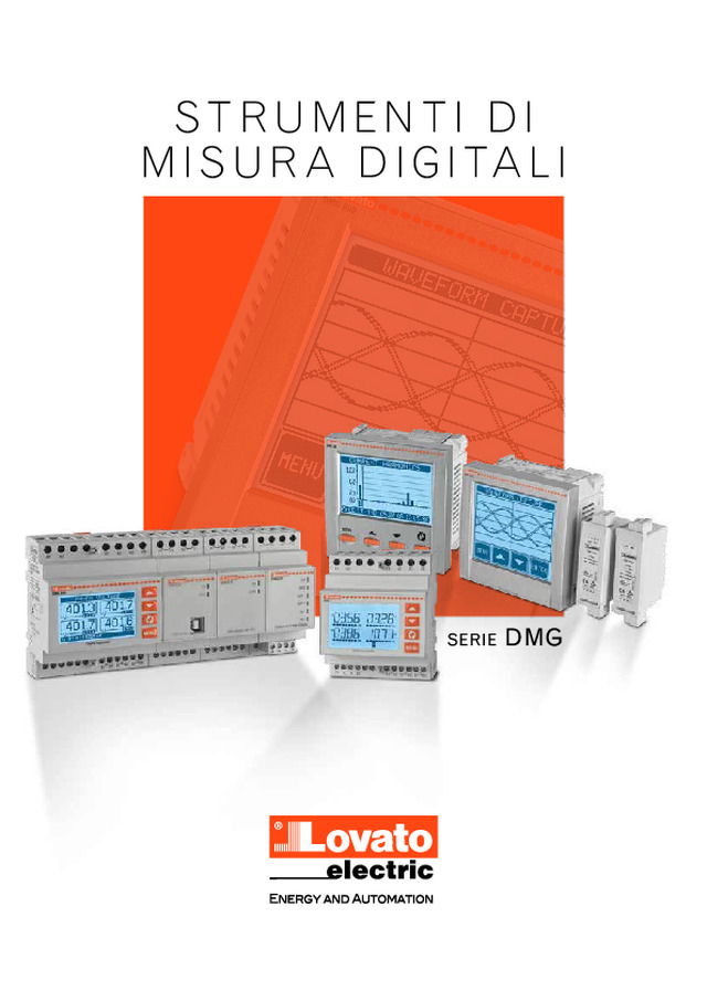 Strumenti di misura digitali serie DMG LOVATO Electric - Gennaio 2020