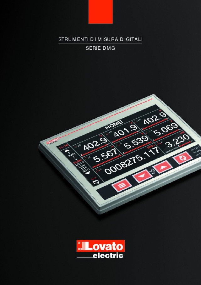 STRUMENTI DI MISURA DIGITALI SERIE DMG