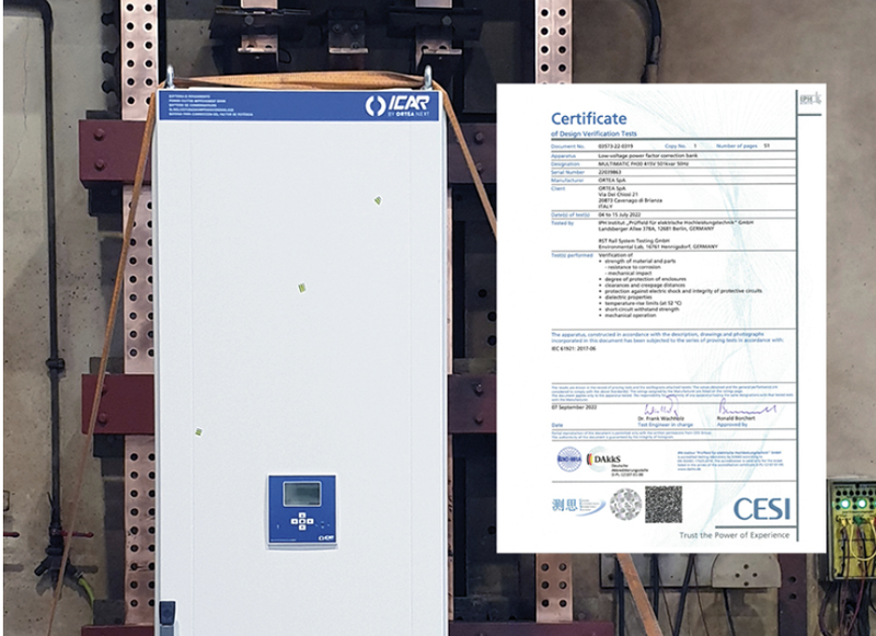 Certificazione CESI-KEMA Labs per MULTImatic FH30