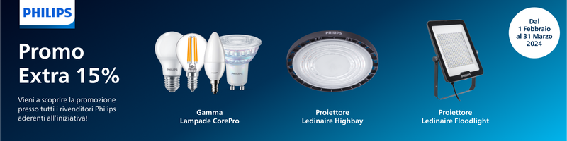 La promozione Philips extra 15% è un'occasione da non perdere per chi è alla ricerca di prodotti di alta qualità per l'illuminazione!