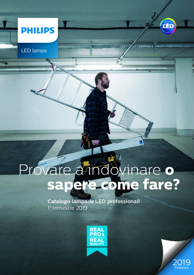 PHILIPS: Catalogo lampade LED professionali 1° trimestre 2019
