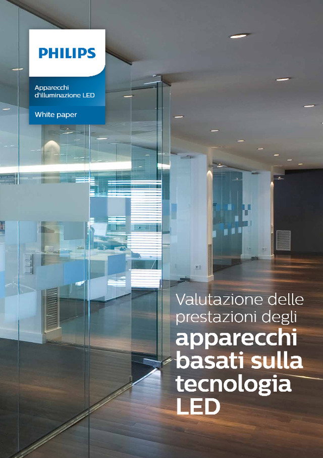 Valutazione delle prestazioni degli apparecchi basati sulla tecnologia LED
