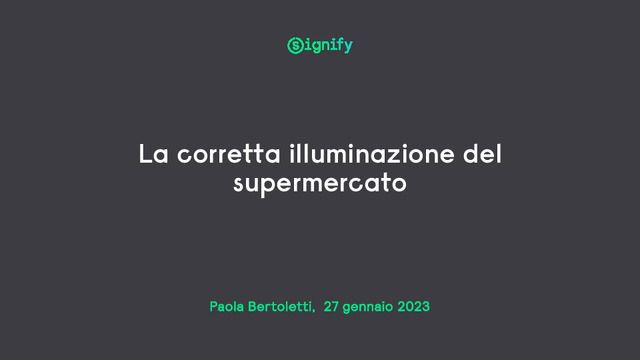 Presentazione webinar Philips 27/01/23