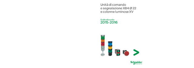 Unità di comando e segnalazione XB4