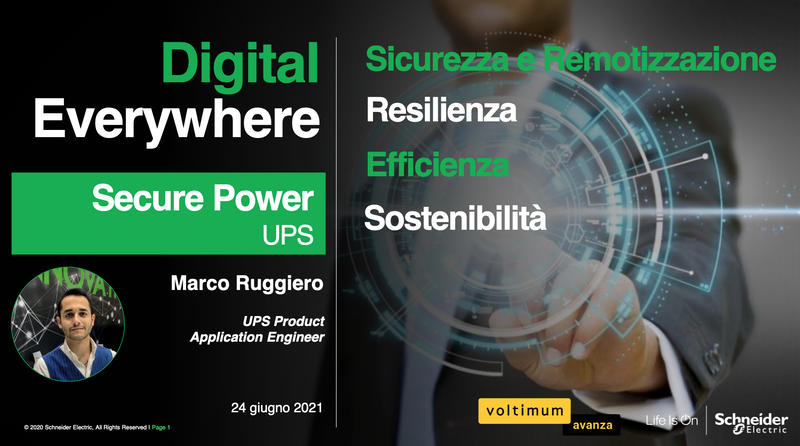 UPS dal monofase fino al trifase: le innovazioni per rispondere efficientemente ai nuovi bisogni della digitalizzazione