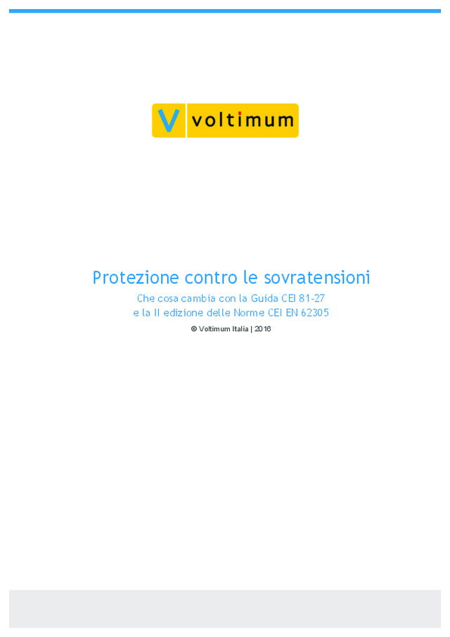 Protezione contro le sovratensioni