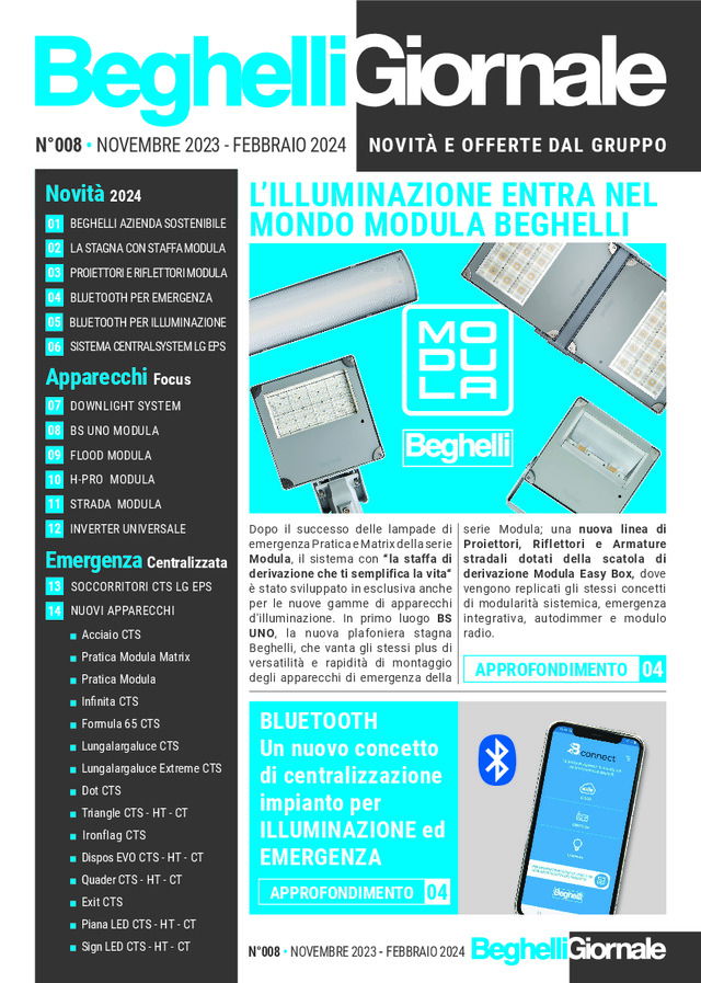Beghelli Giornale - Novembre 2023/Febbraio 2024