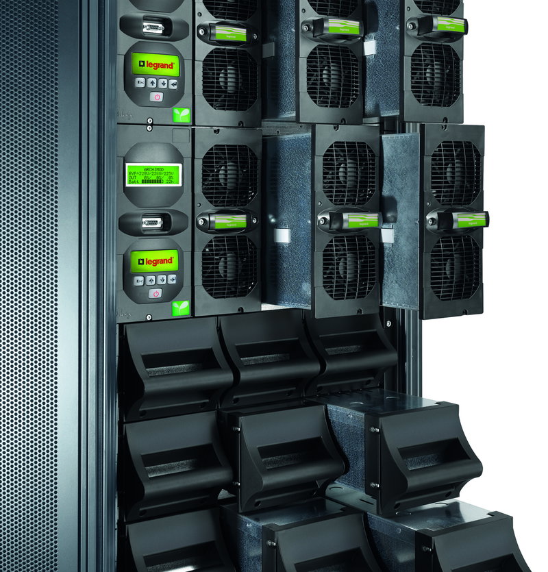 Nuovi UPS modulari Legrand Archimod HE e Trimod HE: efficienza certificata fino al 96% e power factor unitario