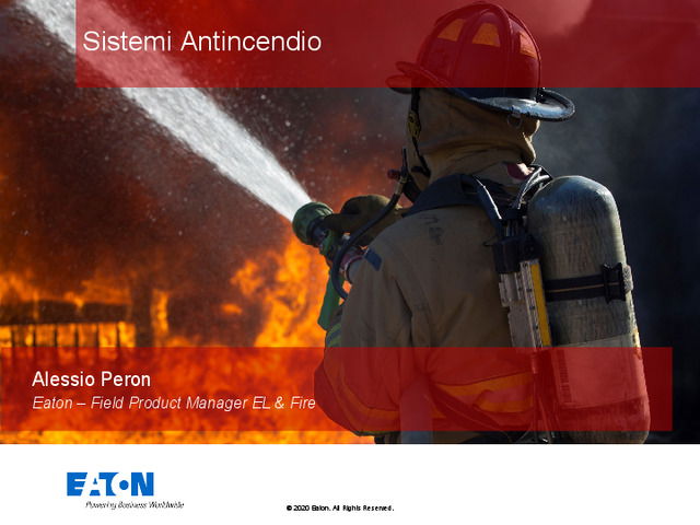 Presentazione del webinar "La progettazione e l’installazione efficace della segnalazione antincendio e le nuove disposizioni della norma UNI11224:2019 per la manutenzione"