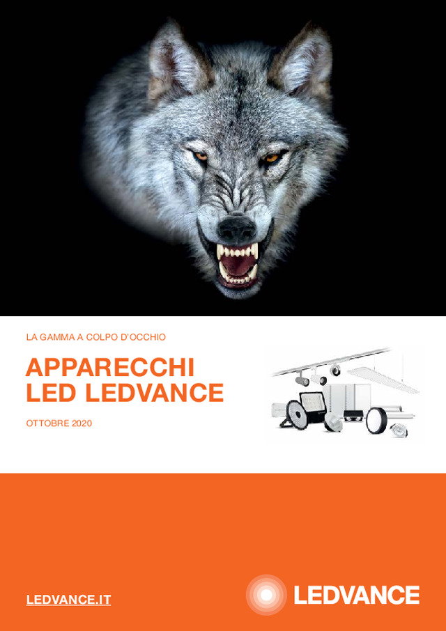 La gamma a colpo d’occhio: Apparecchi Led LEDVANCE Ottobre 2020