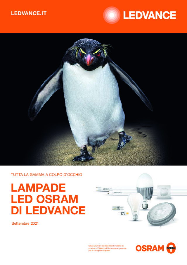 LAMPADE LED OSRAM DI LEDVANCE – Gamma 2021/22