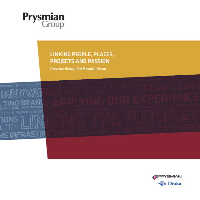 Prysmian Group presenta il nuovo Company Profile: “Linking people, places, projects and passion”